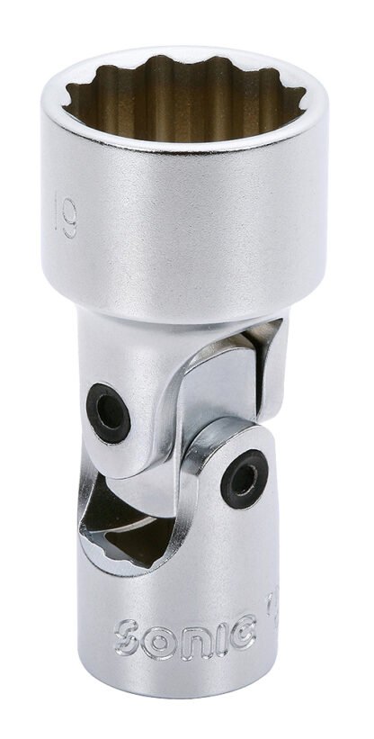 Cardandop 3/8 inch 12-kant 19 mm sleutel