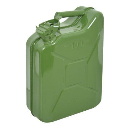 Jerrycan 10 liter groene metalen container TüV GS
