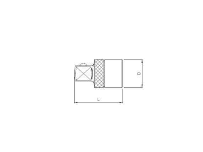 Sonic Adapter 1/2 inch vrouwelijke aansluiting naar 3/4 inch mannelijke aansluiting