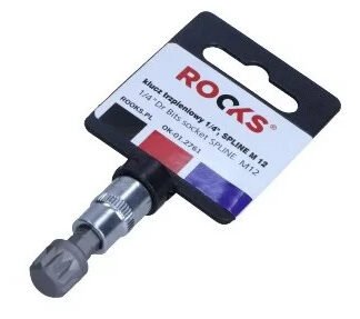 Rooks Bit Dop 1/4 inch veeltand M10