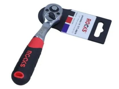 Rooks Ratel 1/4 inch gebogen 72-tands