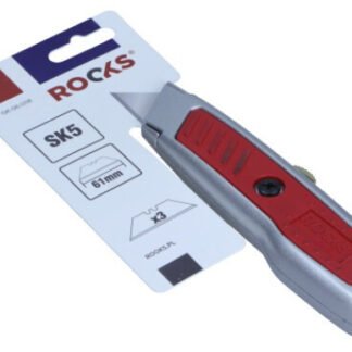 Rooks Stanleymes 61x33 mm met 3 reservemessen