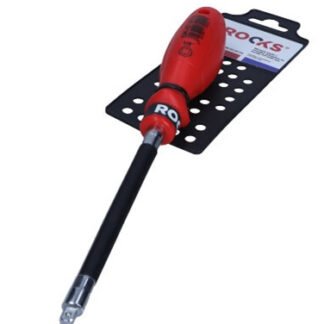 Rooks Bitdopschroevendraaier 1/4 inch 265 mm met doppen