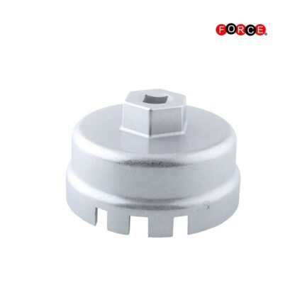 3/8'' Aluminium oliefilterdop 64,5 mm 14-kant 6 nokken
