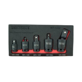 Kracht Verloopdoppen set met kniestuk 3/4 inch