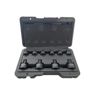 9-delige Impact Torx Bit Doppenset T10 T50 Laag Profiel